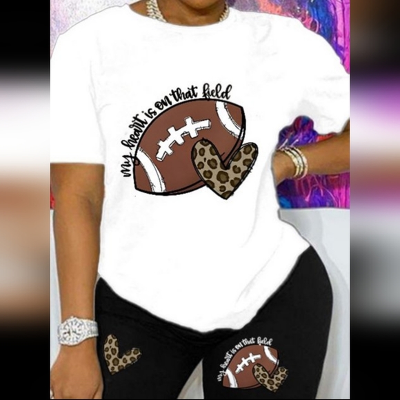 Shorts Super Cute Football Mom 2piece Outfit Poshmark